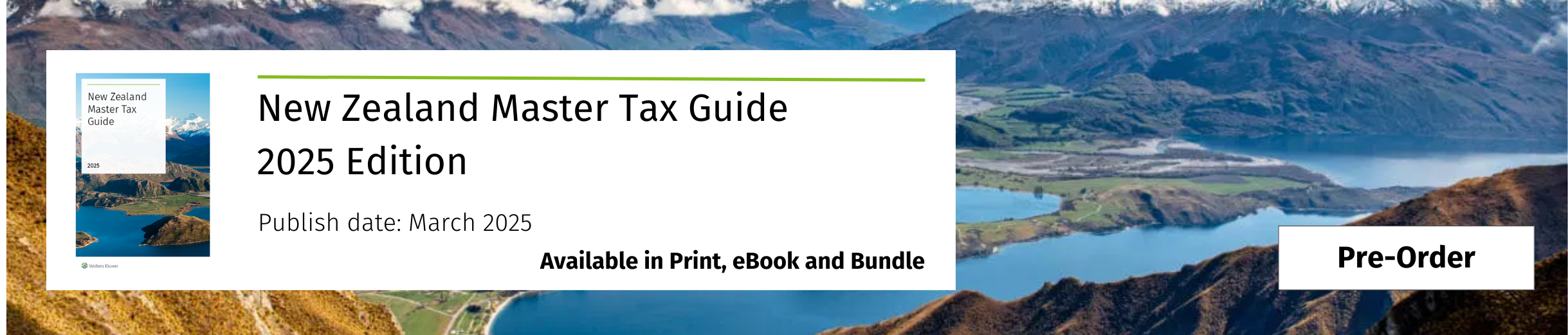 New Zealand Master Tax Guide 2025 Edition